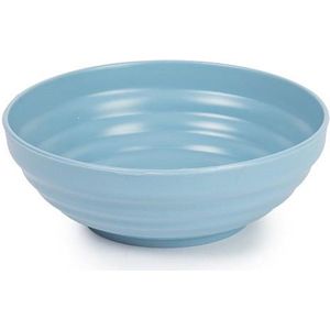 Plasticforte Kommetjes/schaaltjes - Dessert/ontbijt - Kunststof - D13 cm - ijsblauw