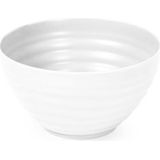 Plasticforte Kommetjes/schaaltjes - dessert/ontbijt - kunststof - D15 x 8 cm/840 ml - Ivoor wit