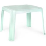 Forte Plastics Kinderstoelen 2x met tafeltje set - buiten/binnen - mintgroen - kunststof - tuin meubels