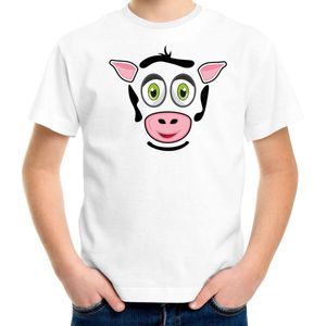 Bellatio Decorations - T-shirt - Wit - 100% Katoen - Dieren Thema