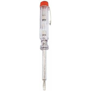 Spanningzoeker schroevendraaier - 110-250 V - 14 x 1,5 cm - voltage tester