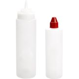 Plasticforte - Doseerfles - Transparant - Kunststof - Set van 2