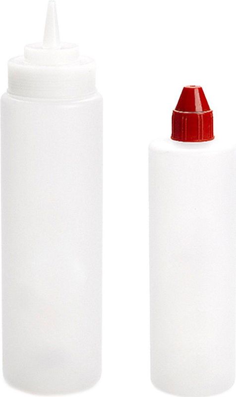 Plasticforte - Doseerfles - Transparant - Kunststof - Set van 2