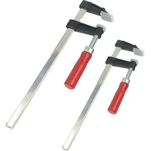 Snelspan lijmklemmen set - 4x - verzinkt staal - bereik 250 en 300 mm - lijmtang