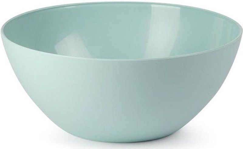Plasticforte Serveerschaal/saladeschaal - D26 x H12 cm - kunststof - mintgroen - 3500 ml