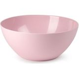 Plasticforte Serveerschaal/saladeschaal - D26 x H12 cm - kunststof - roze - 3500 ml