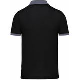 Proact Poloshirt Sport Pro premium quality - zwart grijs - mesh polyester stof - voor heren