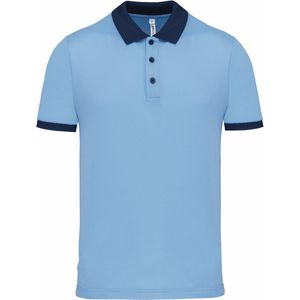 Proact Poloshirt Sport Pro premium quality - lichtblauw navy - mesh polyester stof - voor heren