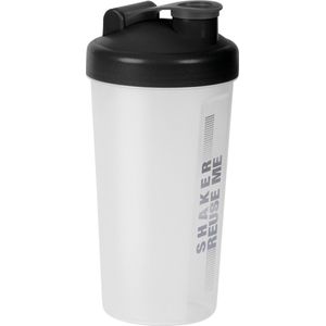 Juypal Shakebeker/shaker/bidon - 700 ml - zwart - kunststof