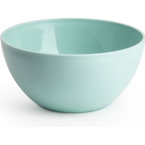 Plasticforte kommetjes/schaaltjes - dessert/ontbijt - kunststof - D14 x H6 cm - mintgroen - BPA vrij