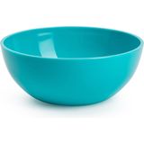 Plasticforte kommetjes/schaaltjes - dessert/ontbijt - kunststof - D12 x H5 cm - blauw - BPA vrij