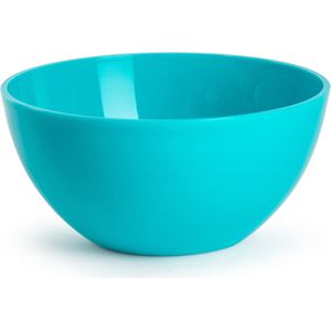 Plasticforte kommetjes/schaaltjes - dessert/ontbijt - kunststof - D17 x H7 cm - blauw - BPA vrij