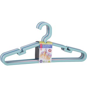 Juypal Kledinghangers Montana For Kids - 48x - pastel - kunststof - 32,6 cm