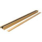 Fixman Tochtstrip - 2x - Tochtwering - Goud - Aluminium - 91 X 5,6 cm - Deur Tochtstopper