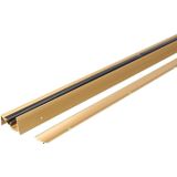 Fixman Tochtstrip - 2x - Tochtwering - Goud - Aluminium - 91 X 5,6 cm - Deur Tochtstopper