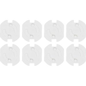 Benson Stopcontactbeveiligers - 10x - wit - kunststof - zelfklevend