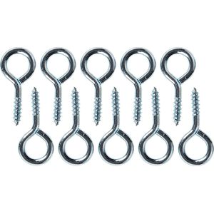 Deltafix Schroefogen - 24x - verzinkt metaal - 20 x 10 mm - ijzerwaren