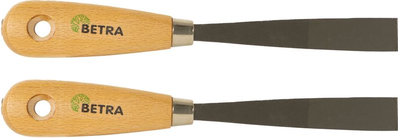 BETRA - Plamuurmessen - Bruin - Stalen Blad - 2 Stuks