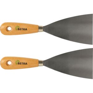 BETRA - Plamuurmessen - Bruin - Stalen Blad - 2 Stuks