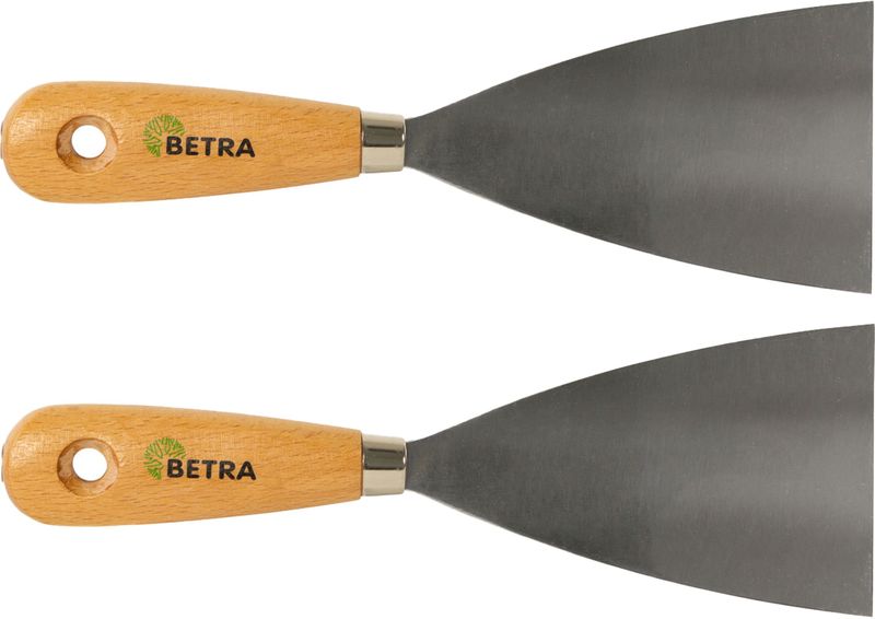 BETRA - Plamuurmessen - Bruin - Stalen Blad - 2 Stuks
