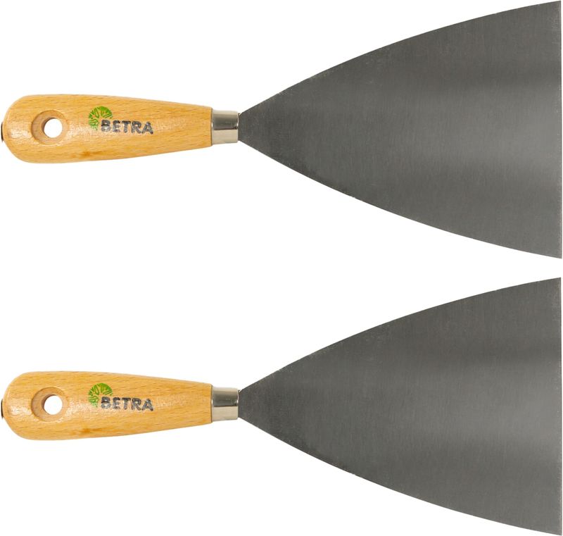 BETRA - Plamuurmessen - Bruin - Stalen Blad - 2 Stuks
