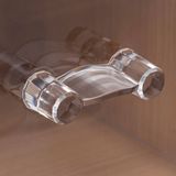 5Five sieraden/make-up organizer - 2x stuks - 3 lades - 24 x 20 cm - rechthoek - bamboe/kunststof