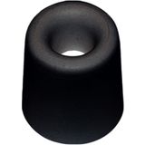 QlinQ Deurbuffer - 2x - deurstopper - zwart - rubber - 50 x 35 mm - schroefbevestiging