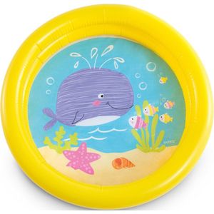 Intex peuter/kinder opblaas zwembad - geel - 61 cm - Opblaaszwembaden