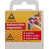 Deltafix Radiatorfolie magneten 24x - nikkel - hittebestendig - 10 x 3 mm