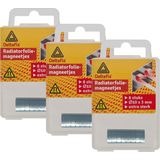 Deltafix Radiatorfolie magneten 24x - nikkel - hittebestendig - 10 x 3 mm