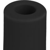 Deltafix Deurbuffer - 3x - deurstopper - zwart - rubber - 50 x 35 mm - schroefbevestiging
