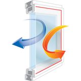 Deltafix Raam isolatiefolie - 3x - transparant - 150 x 250 cm - incl. bevestigingstape - energiebesparend