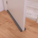 Amig Tochtstrip - 2x - tochtwering - grijs - foam - 100 x 3,5 cm - deur tochtstopper