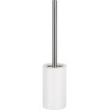 Spirella Luxe Toiletborstel In Houder Sienna - 2x - Ivoor Wit Glans - Porselein - 42 X 10 cm