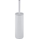 Spirella luxe Toiletborstel in houder Cannes - 2x - ivoor wit - metaal - 40 x 9 cm - met binnenbak