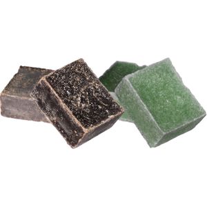 Amberblokjes/geurblokjes - dennen en musk - 6x stuks - huisparfum