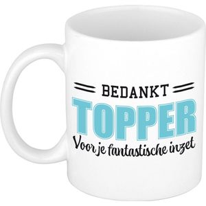 Bellatio Decorations Cadeau koffiemok voor collega/werknemer - bedankt - afscheid/pensioen kado