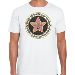 Bellatio Decorations Cadeau t-shirt voor heren - brother broer - wit - bedankje - verjaardag