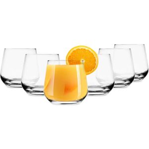 Glasmark Waterglazen - 6x - Tumblers - 310 ml - glas - drinkglazen