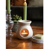 Ideas4seasons Amberblokjes/geurblokjes cadeauset - amber geur - inclusief geurbrander en mini rasp