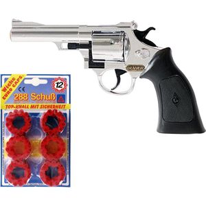 Nep Geweer Revolver Cowboy met Holster 29cm