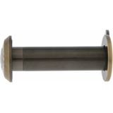 AMIG deurspion/kijkgat - 2x - antiek messing -Â  deurdikte 60-85mm -160 graden kijkhoek -16mm boorgat
