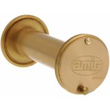 AMIG deurspion/kijkgat - 2x - messing -  deurdikte 60 tot 85mm - 160 graden kijkhoek - 16mm boorgat