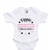 Bellatio Decorations - Rompertje - Roze - Yippie Jullie Worden Opa en Oma