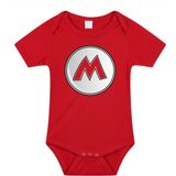 Bellatio Decorations - Rompertje - Rood - Baby - Loodgieter Mario