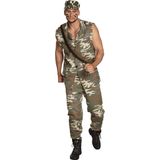 Schmink - Camouflage - Bruin/Groen - Waterbasis - Voor Volwassenen