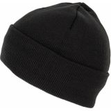K-up Hats Wintermuts Scandinavian - zwart - thinsulate voering - heren/dames - gerecyled materiaal - Dames/Herenmuts