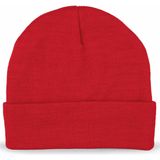 K-up Hats Wintermuts Scandinavian - rood - thinsulate voering - heren/dames - gerecyled materiaal - Dames/herenmuts