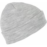 K-up Hats Wintermuts Beanie Yukon - lichtgrijs - heren/dames - sterk/zacht/licht gebreid 100% Acryl - Dames/herenmuts
