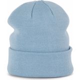 K-up Hats Wintermuts Beanie Yukon - lichtblauw - heren/dames - sterk/zacht/licht gebreid 100% Acryl - Dames/herenmuts